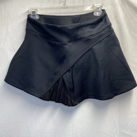 DGD Inner Short Mid-Waisted Athletic Tennis Skirt Women Small Black Stretch New - Picture 12 of 12